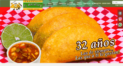 Desktop Screenshot of empanadaselmachetico.com
